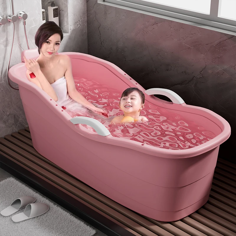 泡澡桶成人儿童都能用双人洗澡桶大人专用家用浴桶大号沐浴桶澡盆