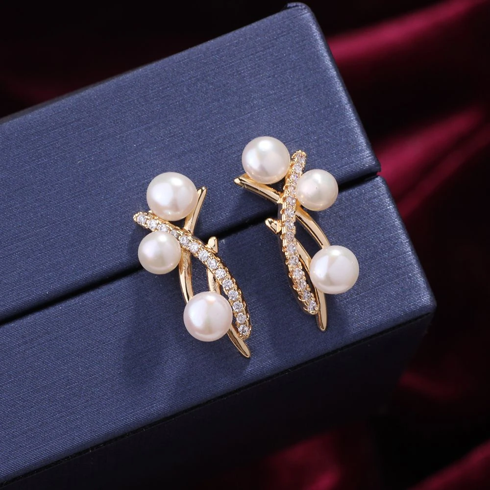 天然小巧素款气质优雅百搭个性甜美轻奢可爱法式精致时尚珍珠耳钉