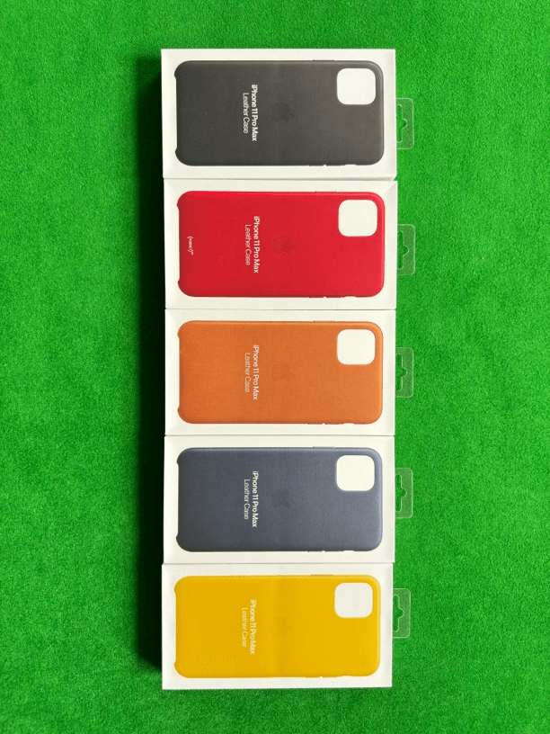 准新品 Apple/苹果 苹果11pro/promax原装皮革手机壳保护壳
