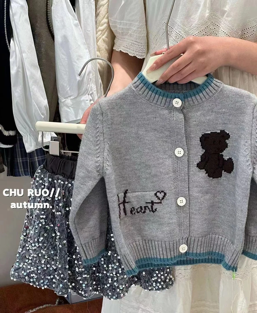 春秋洋气针织套装时尚百搭秋冬