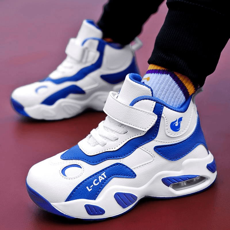 回力瑞男童鞋2023新款秋冬季儿童训练篮球鞋学生跑步加绒中大童运