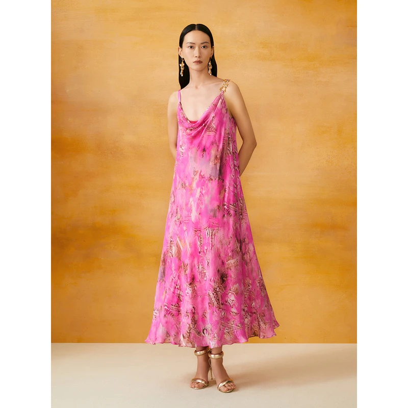 Song of Song/歌中歌蕾丝大码性感女士夏季连衣裙5C34205420