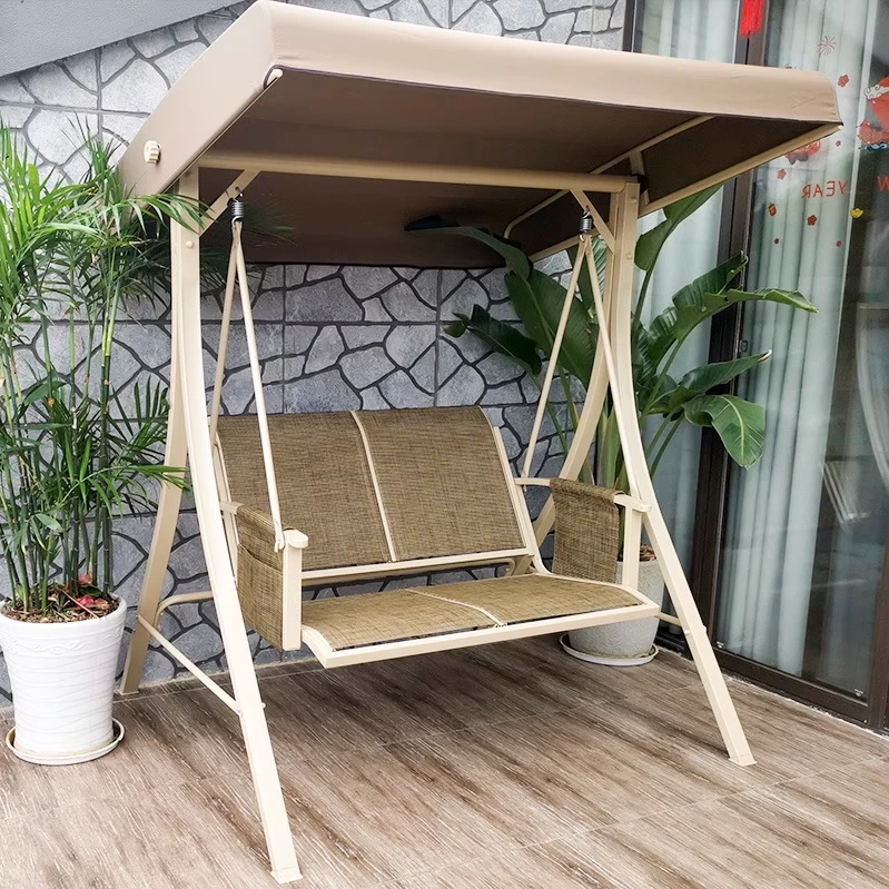 室外阳台吊篮椅铁艺荡秋千户外庭院家用吊椅双人摇椅室内时尚儿童