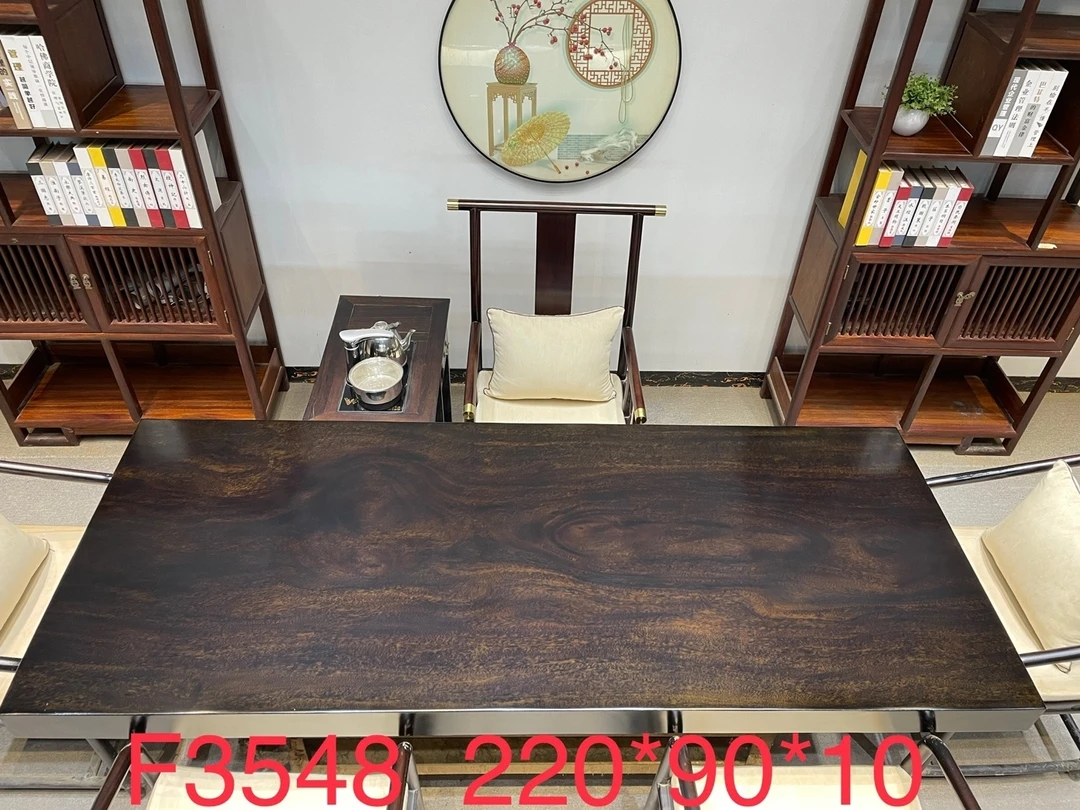 F3548 圆盘豆 F3578  220-90-10 全方实木大板桌  （不包邮）