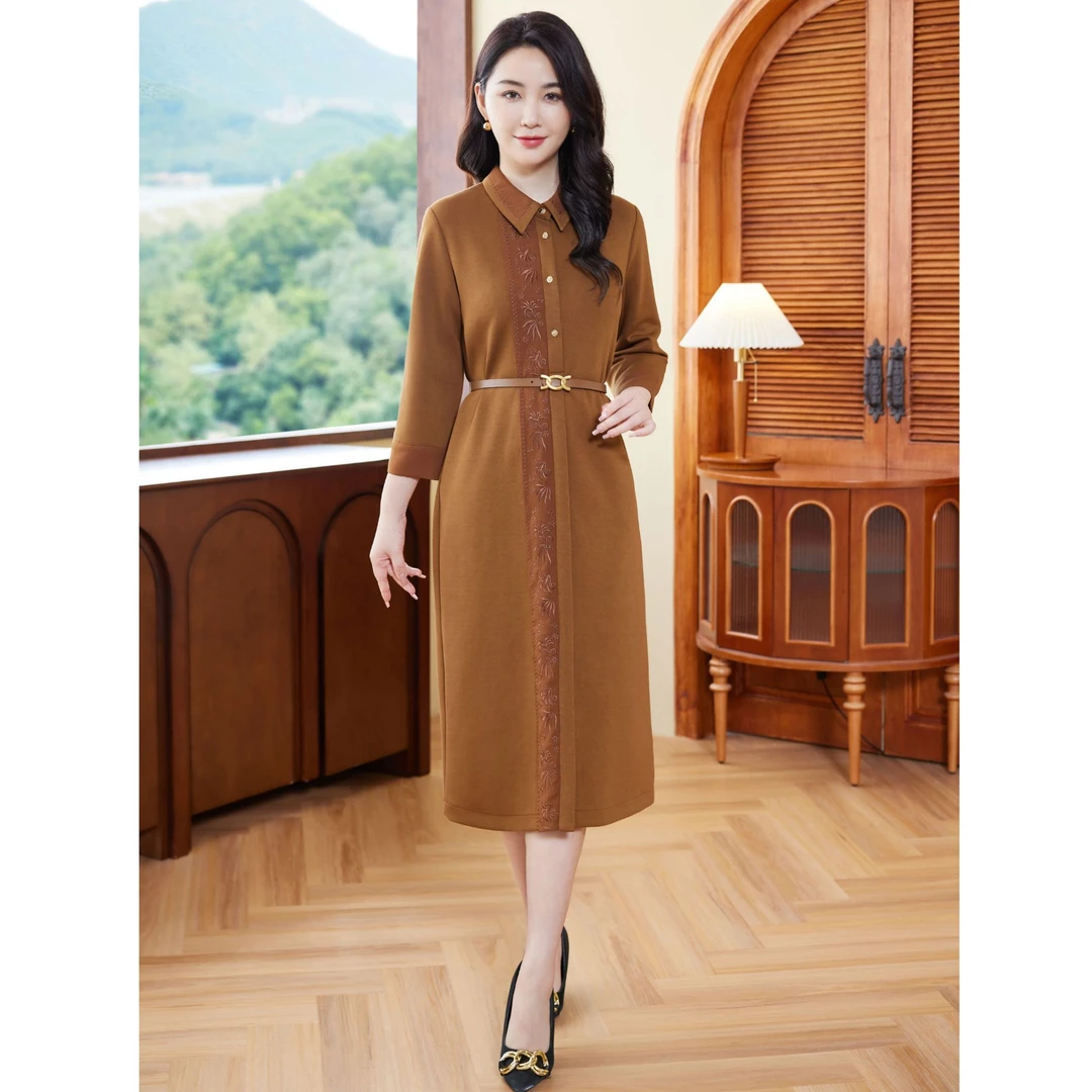 【衣橱专属】2024秋季新款时尚宽松女装连衣裙SL23232