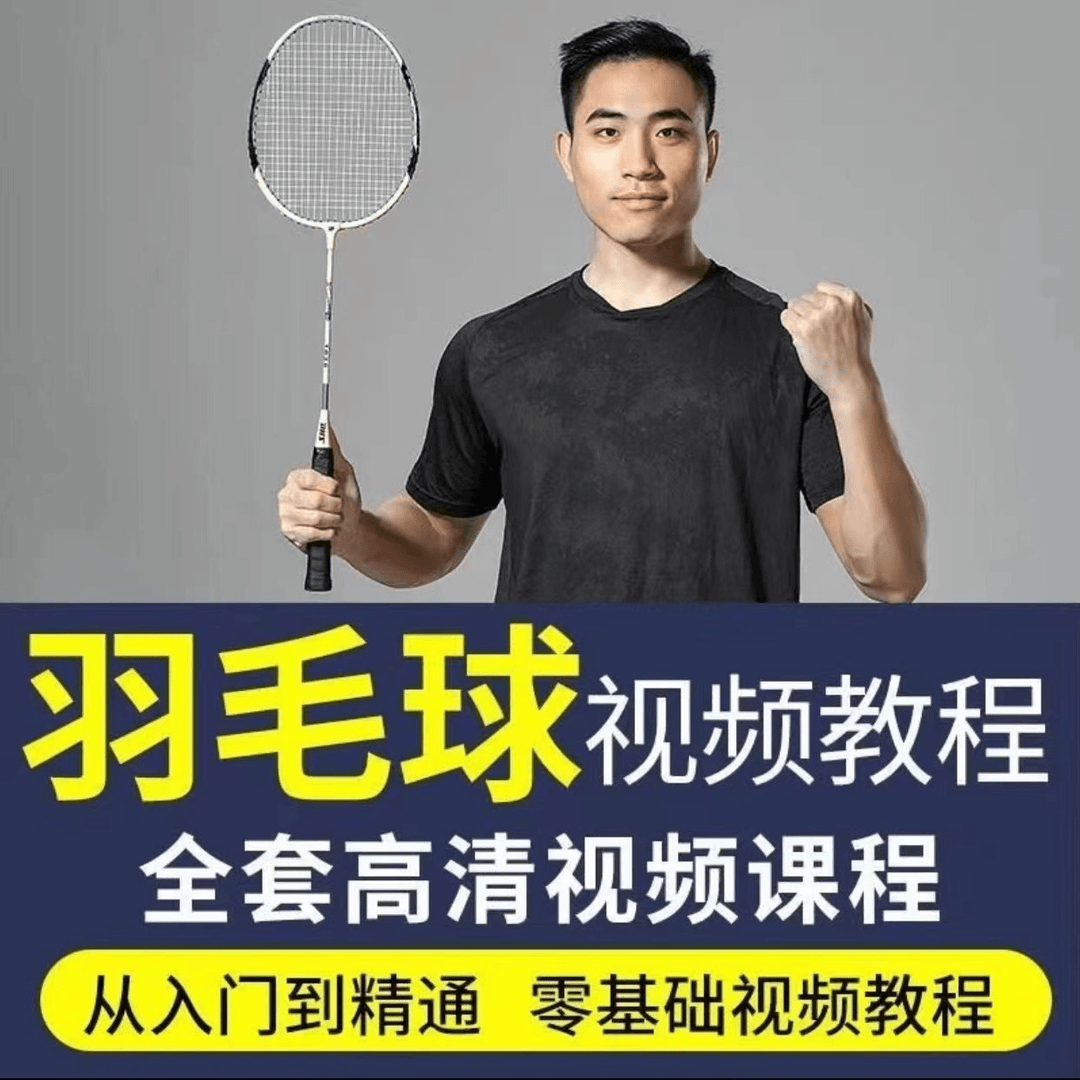 羽毛球教程视频自学零基础战术课程训练教学培训技巧