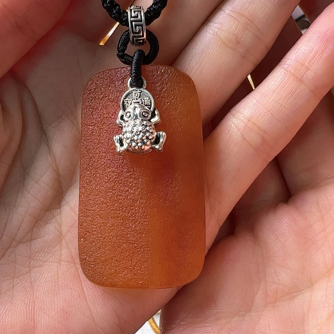 【闪购商品】琥珀颈饰未镶嵌琥珀蜜蜡吊坠