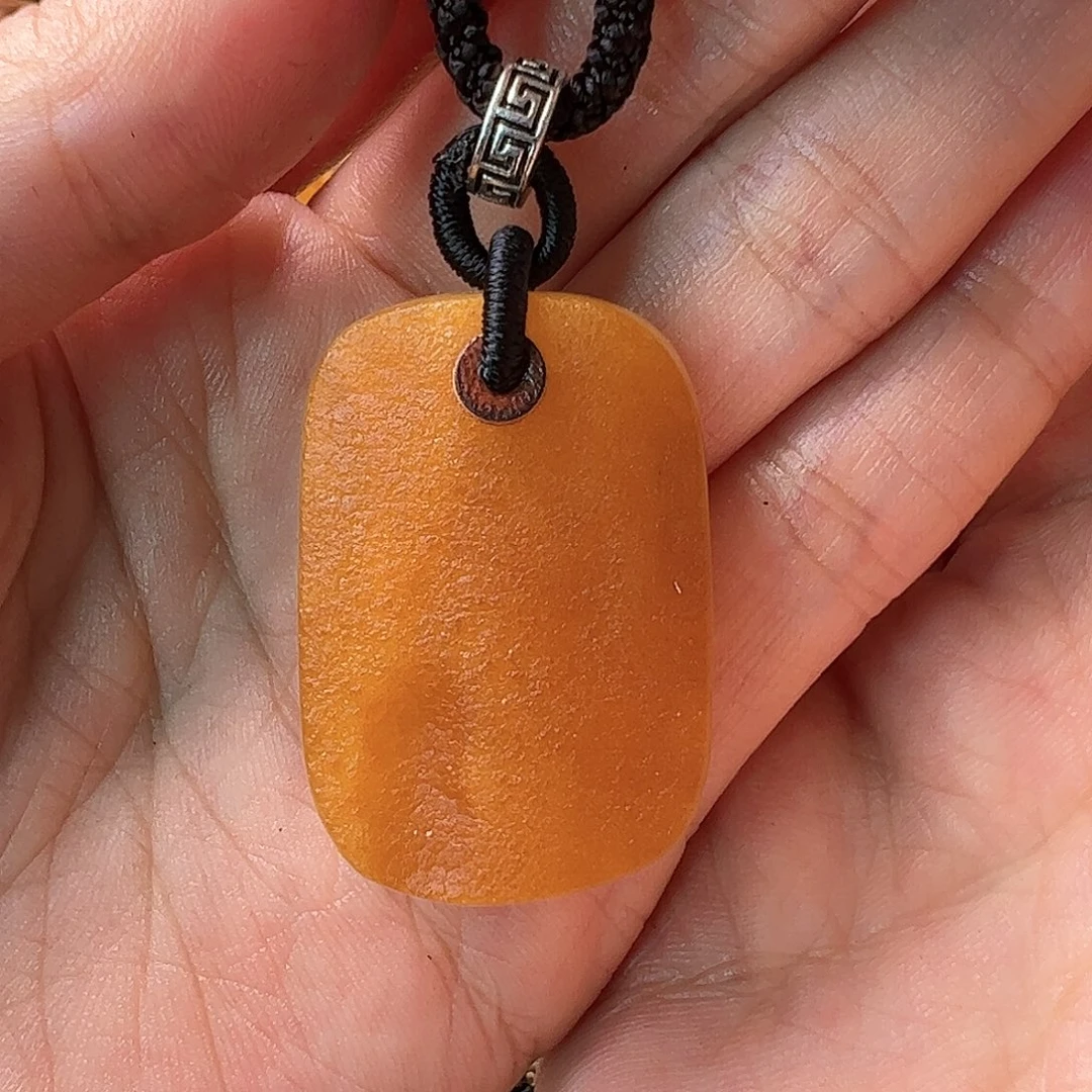 【闪购商品】琥珀颈饰未镶嵌琥珀蜜蜡吊坠