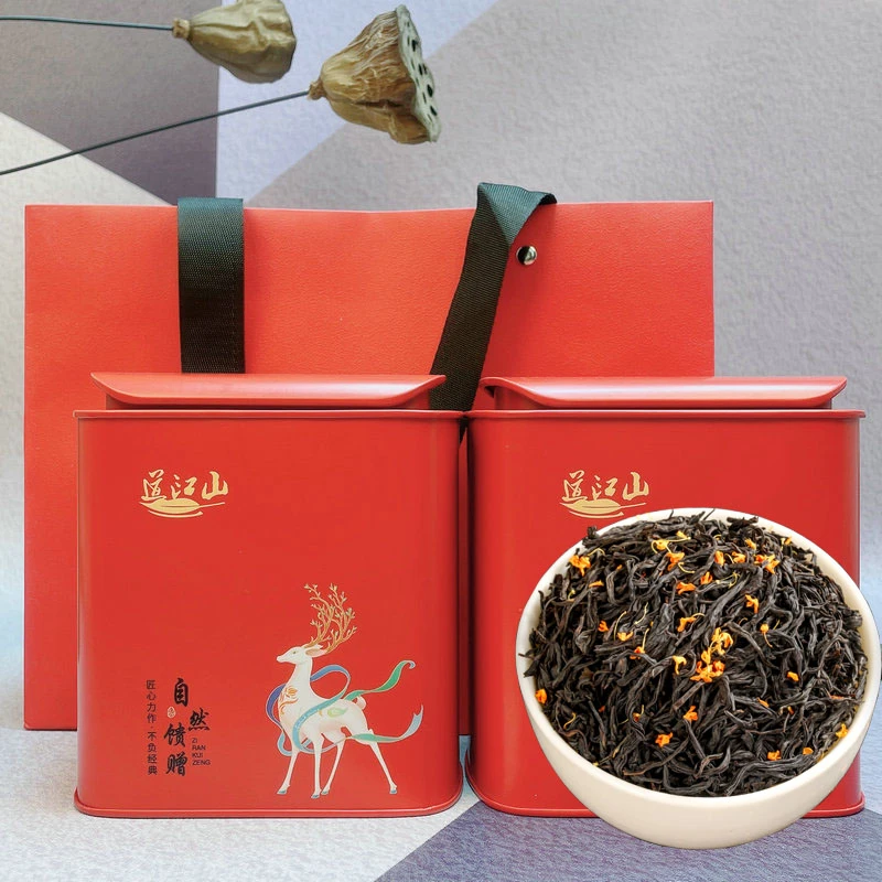 桂花红茶 正山小种浓香型古法窨制2023新茶叶250g/500g