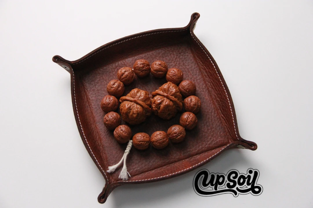 首饰袋 UP SOIL 美式复古 原创设计师手工制作 文玩手串收纳盘