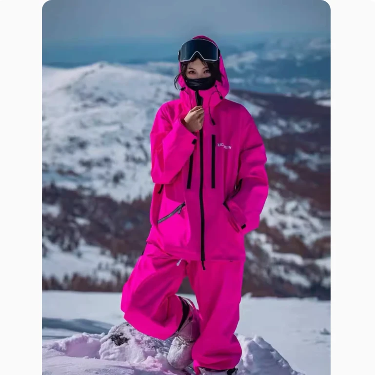 ZACHARIAH新款机能风滑雪服套装防风防水透气滑雪衣裤冲锋衣