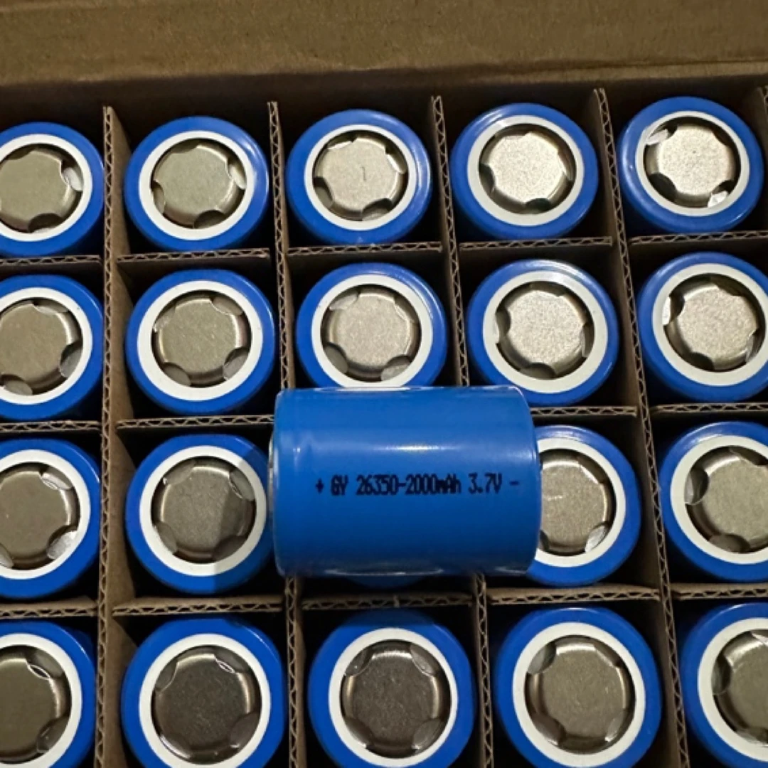 锂电池26350-2000毫安手电筒电池云台电池3.7V警用装备电池2000