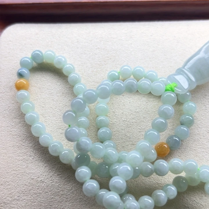 翡翠颈饰未镶嵌琳**！项链