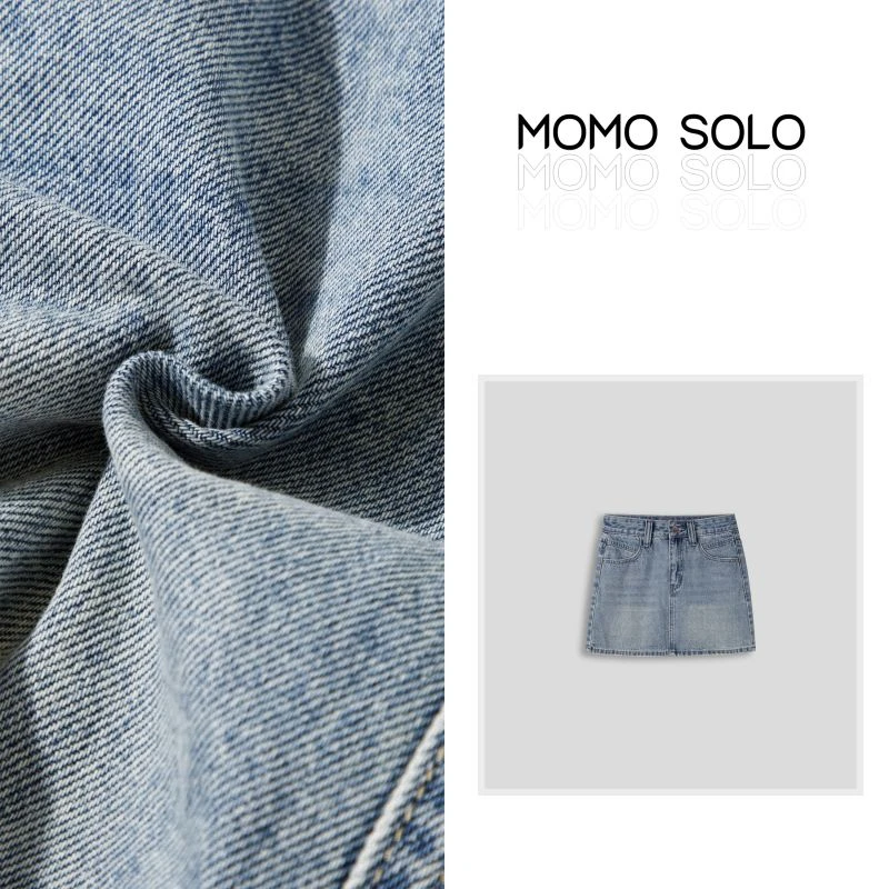 MOMO SOLO「流素」短裤辣妹牛仔高腰遮胯显瘦梨形身材19321