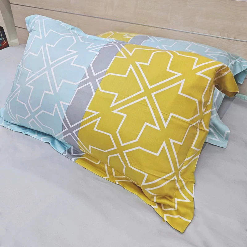 山东魏桥嘉嘉家纺枕套高支高密零碳环保技术亲肤简约枕套一对装