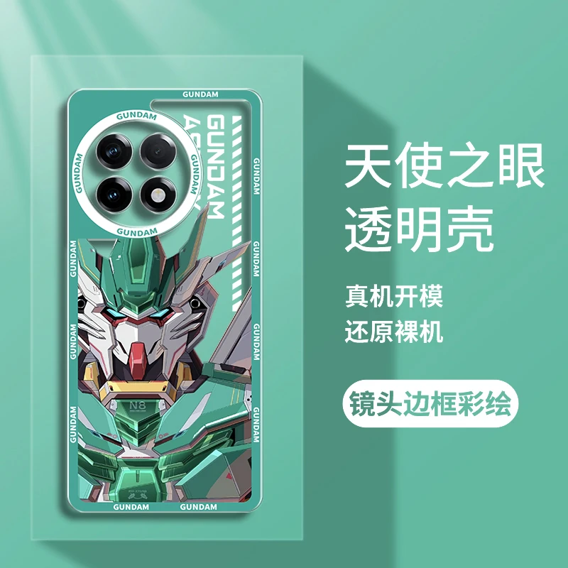 一加ace3手机壳1+ace3硅胶透明防摔高达机甲风卡通网红保护套软壳