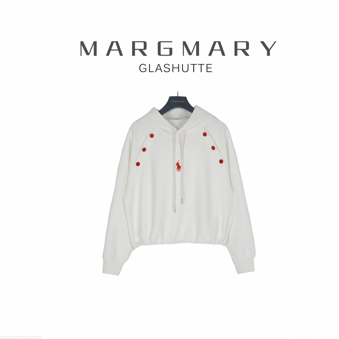 【安娜来了】新款美式慵懒插肩女复古高级感显瘦遮肉连帽卫衣