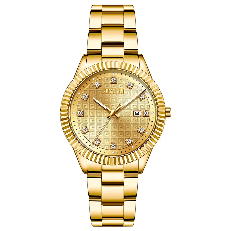 瑞士注册品牌高奢定制金日志勋章男女同腕表-2060-GWX