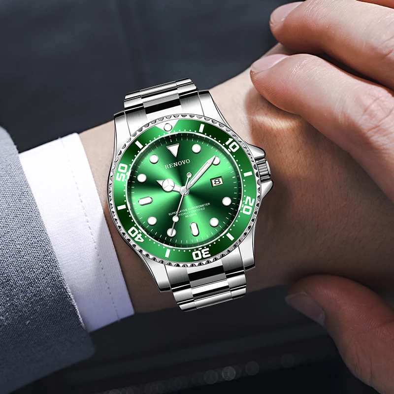 【LP主播补贴】德国注册品牌RENOVO罗诺威防水时尚男士手表-R81009