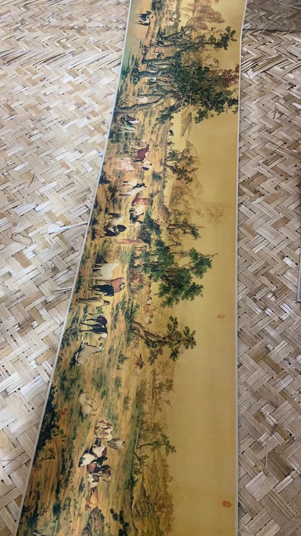 《精美装饰画d百骏图》