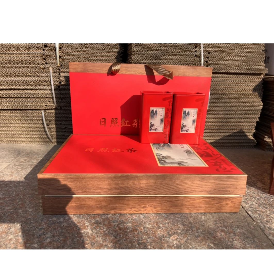 日照蜜薯香红茶搭配如意礼盒两提