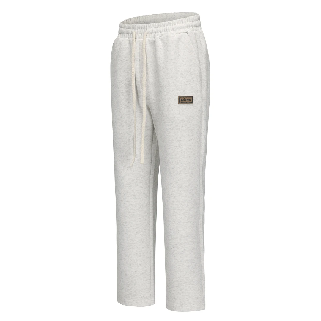 COLDSTONE 橡胶标装饰运动裤子男情侣直筒卫裤宽松阔腿长裤休闲裤