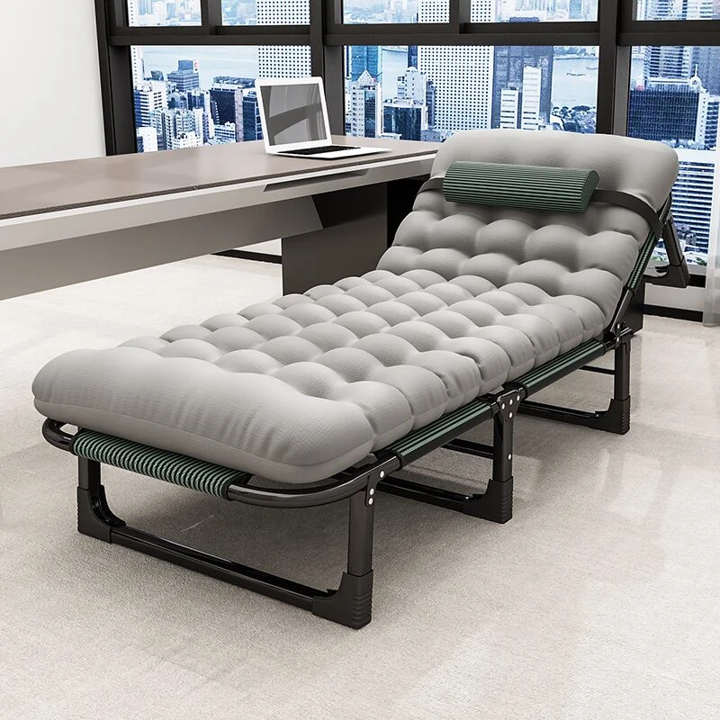 折叠床单人家用简易午休神器办公室成人午睡行军户外小床陪护躺椅