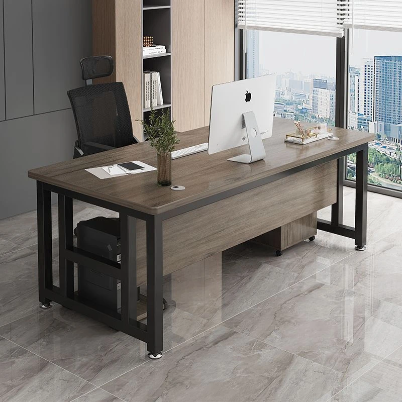办公电脑桌椅组合简约现代老板桌办公室单人简易大班台台式电脑桌