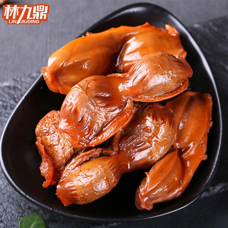 卤味香辣鸭胗独立小包装酱香鸭肫熟食鸭胗休闲鸭肉类小吃零食工厂