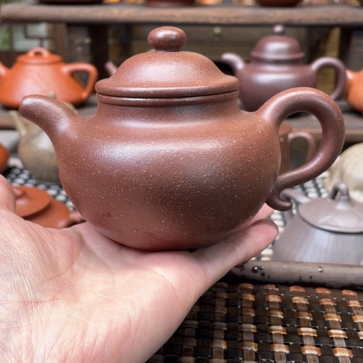 紫砂茶壶宜兴原矿紫砂手工制250