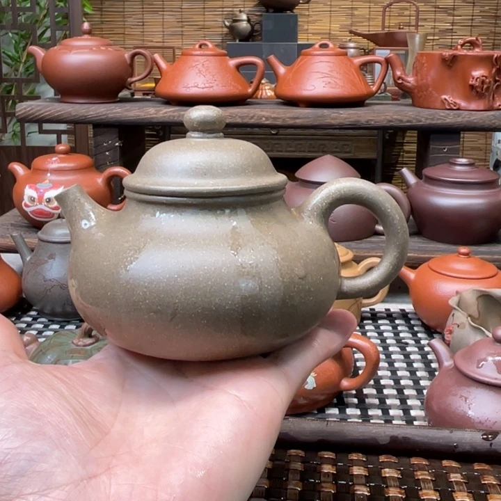 紫砂茶壶R****油宜兴原矿紫砂手工制220