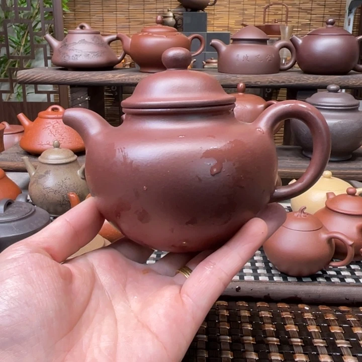 紫砂茶壶宜兴原矿紫砂手工制