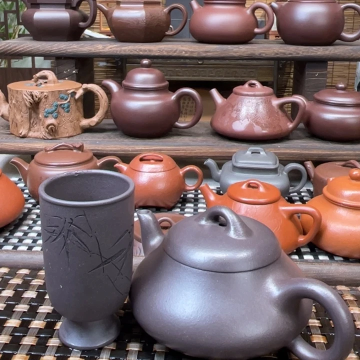 紫砂茶壶宜兴原矿紫砂手工制