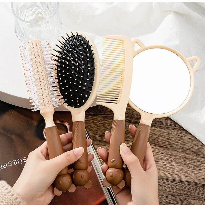 【香香姐专属】2279-巧克力小熊软萌梳子套装