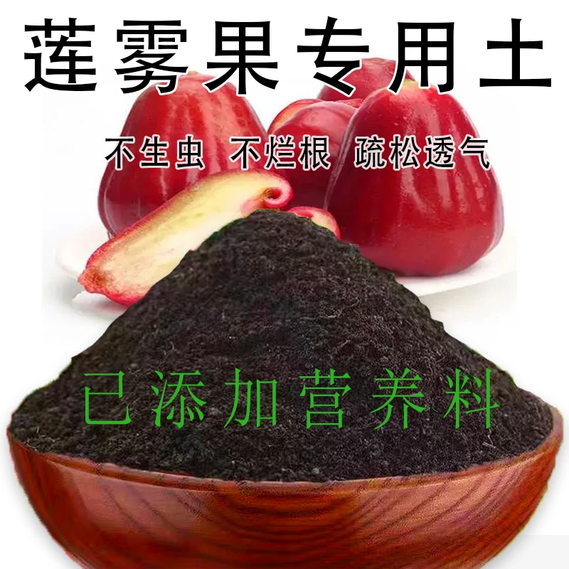莲雾果专用营养土家用盆栽绿植花树种植土透气有机肥料土疏松高效