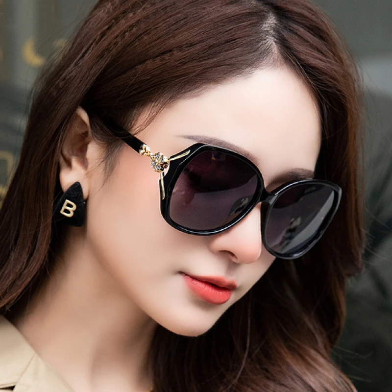 老花太阳镜女大脸驾驶开车老花眼镜2024新款防紫外线墨镜远近两用