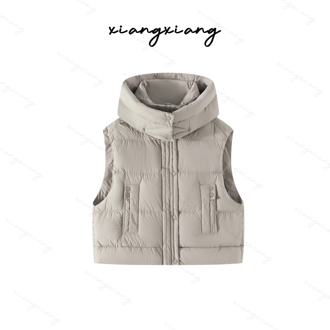 香香新品羽绒马甲背心韩版设计师款小外套Q-241191