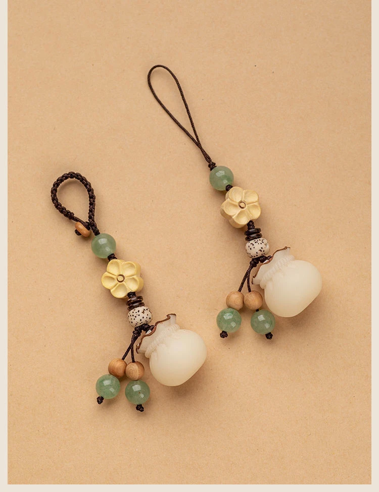 创意招财福袋男女情侣挂件汽车钥匙扣精致复古钱袋手机链包包挂件