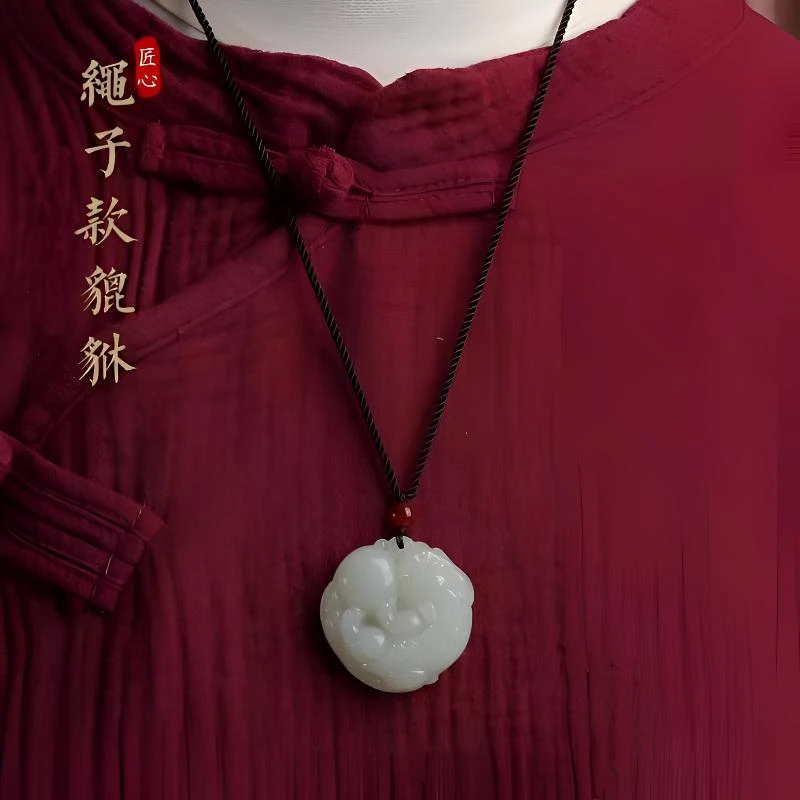 【师兄推荐】有求必应貔貅抱球项链挂件平安扣女男同款