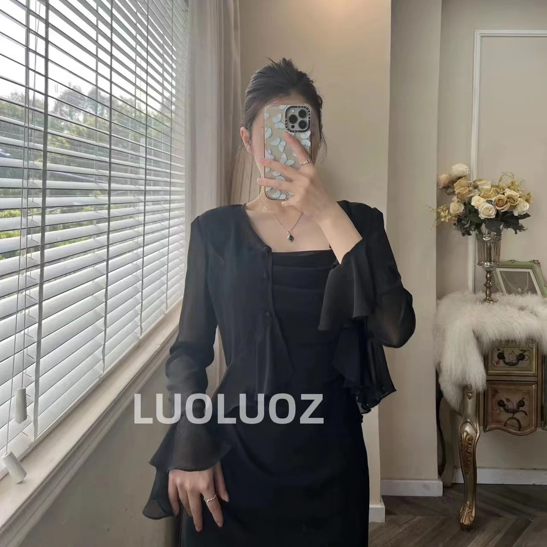 【现货】LUOLUOZ【自留开衫】仅开衫|仙气通勤百搭开衫H7946