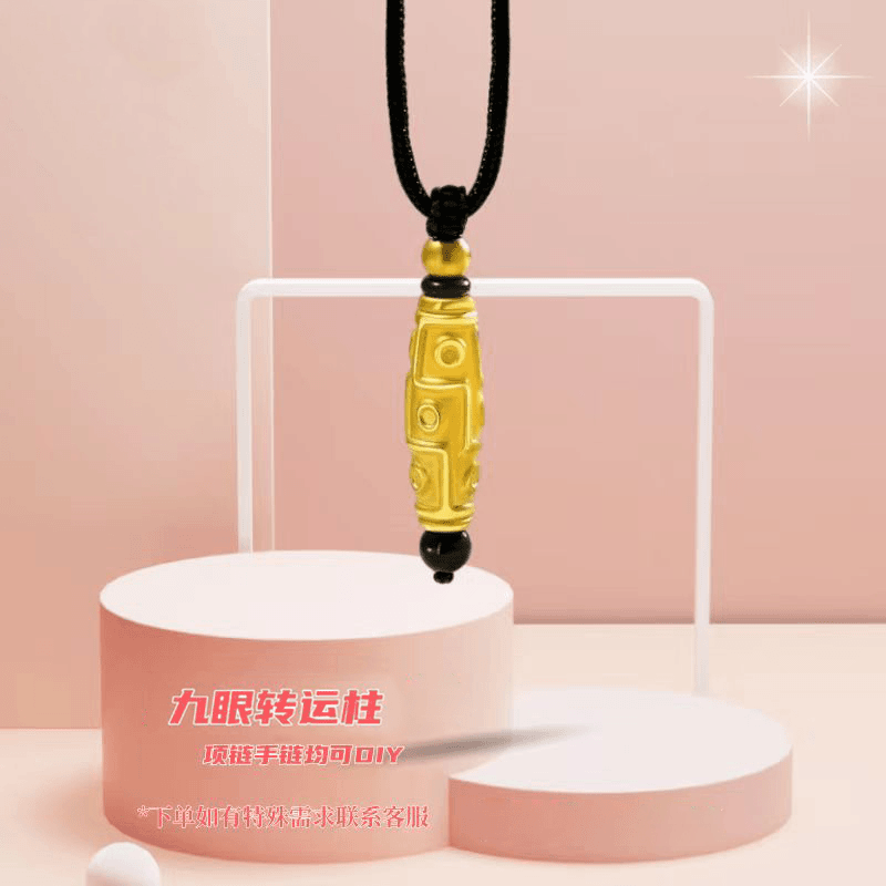 凯文黄金珠宝城/足金转运珠/情侣精美传承男女士时尚 五金女孩