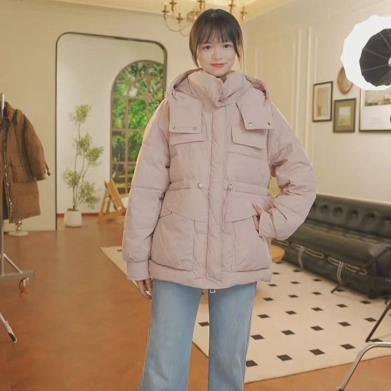 柚薰反季‘’90白鸭绒‘’保暖羽绒服703
