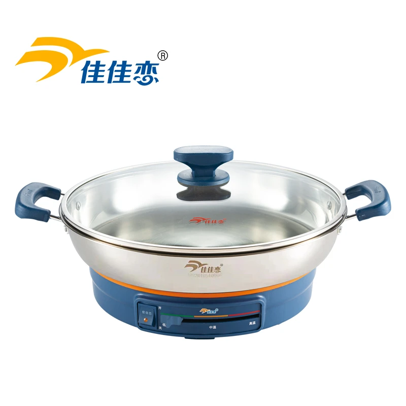 佳佳恋开关拨杆铛大容量8K镜面烙饼锅煎烤多功能电饼铛家用电煎锅