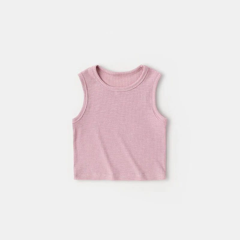 韩版儿童内穿薄夏季背带上衣洋气男童女童运动背心休闲百搭打底衫