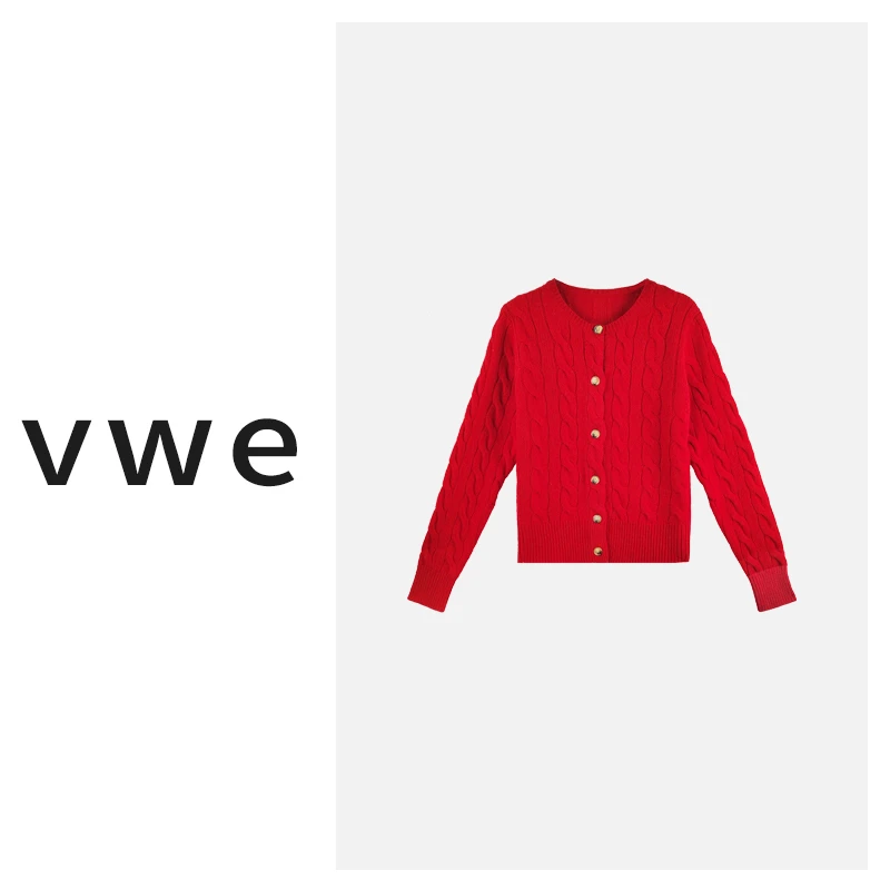 粉丝浮力新款纯色针织气质时尚百搭秋冬长袖开衫毛衣