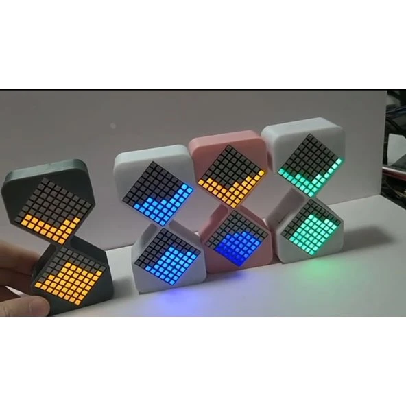 电子沙漏赛博重力感应科技DIY黑科技计时钟