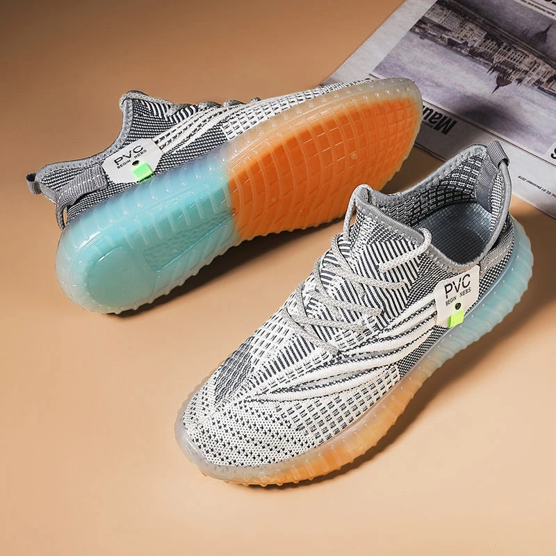 2023夏季新款运动帆布潮鞋男款网面网鞋潮流椰子男鞋百搭休閑板鞋