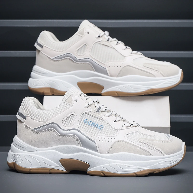 男鞋夏季透气2024新款潮流百搭防臭薄款网面运动休閑小白板鞋潮鞋