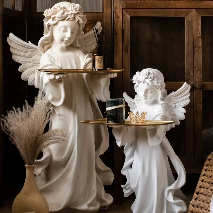 高级感的家居小摆件天使摆件新房装饰家居饰品桌面小摆件客厅摆件