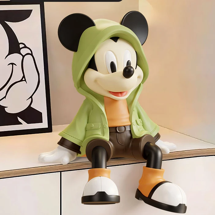 办公桌女生精致米奇坐姿大号电视柜装饰品工艺品客厅摆件高颜值